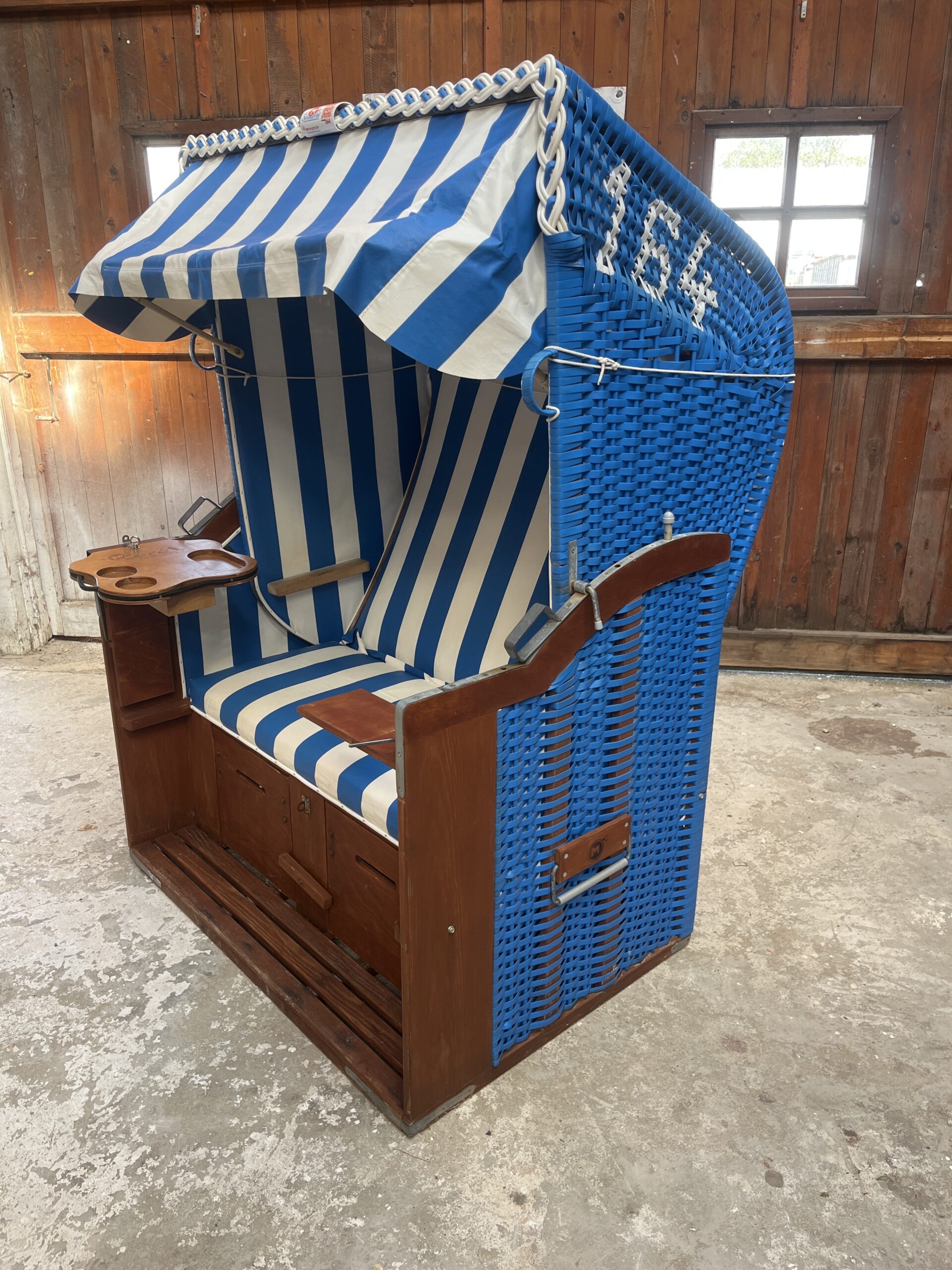 Strandkorb-M164gebraucht- blau ( – Bild 3