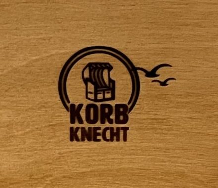 Strandkorbtisch, Tablett und Safe vereint ,,Korbknecht" Handmade! (ohne Holzgravur) – Bild 20