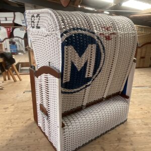 Strandkorb-gebraucht-M82-weiß