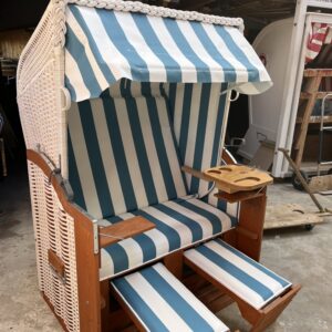 Strandkorb-neu-natur/weiß